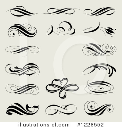 Royalty-Free (RF) Scroll Clipart Illustration by elena - Stock Sample #1228552