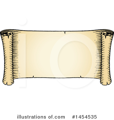 Royalty-Free (RF) Scroll Clipart Illustration by cidepix - Stock Sample #1454535
