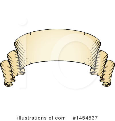 Royalty-Free (RF) Scroll Clipart Illustration by cidepix - Stock Sample #1454537