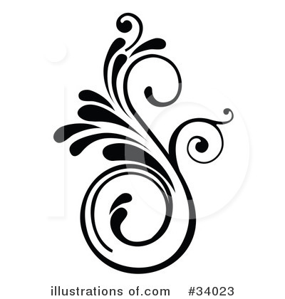 Royalty-Free (RF) Scroll Clipart Illustration by OnFocusMedia - Stock Sample #34023