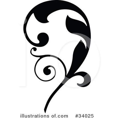 Royalty-Free (RF) Scroll Clipart Illustration by OnFocusMedia - Stock Sample #34025