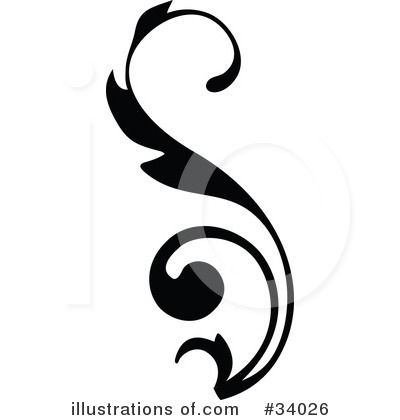 Royalty-Free (RF) Scroll Clipart Illustration by OnFocusMedia - Stock Sample #34026