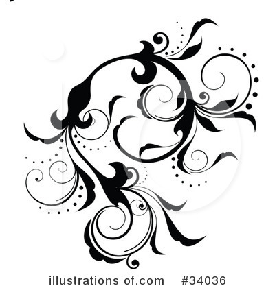 Royalty-Free (RF) Scroll Clipart Illustration by OnFocusMedia - Stock Sample #34036