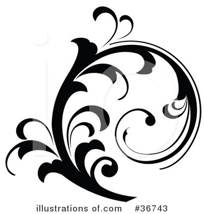 Royalty-Free (RF) Scroll Clipart Illustration by OnFocusMedia - Stock Sample #36743