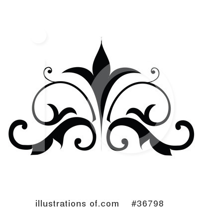 Royalty-Free (RF) Scroll Clipart Illustration by OnFocusMedia - Stock Sample #36798