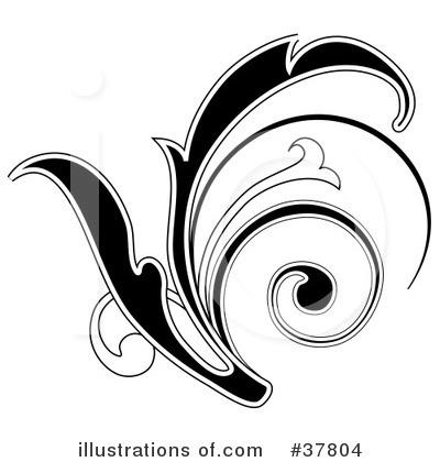 Royalty-Free (RF) Scroll Clipart Illustration by OnFocusMedia - Stock Sample #37804