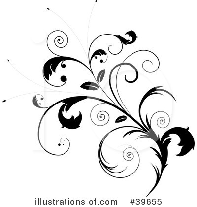 Royalty-Free (RF) Scroll Clipart Illustration by KJ Pargeter - Stock Sample #39655
