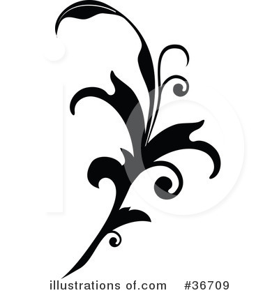 Royalty-Free (RF) Scrolls Clipart Illustration by OnFocusMedia - Stock Sample #36709
