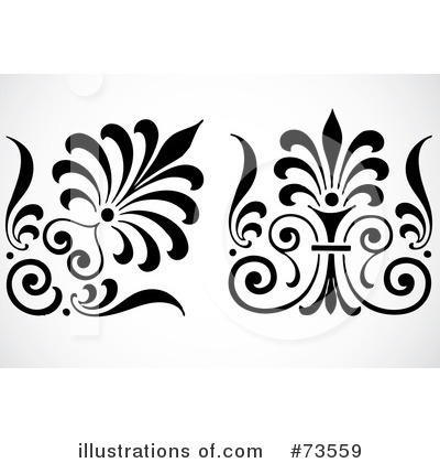 Royalty-Free (RF) Scrolls Clipart Illustration by BestVector - Stock Sample #73559