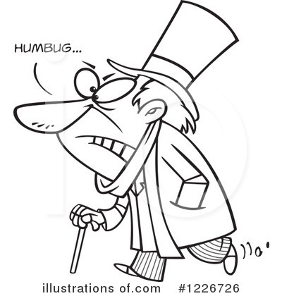 Royalty-Free (RF) Scrooge Clipart Illustration by toonaday - Stock Sample #1226726