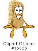 Scrub Brush Character Clipart #16836 by Mascot Junction