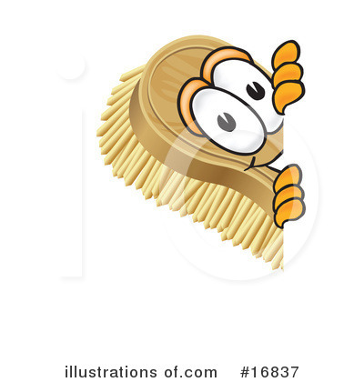 Scrub Brush Character Clipart #16837 by Toons4Biz