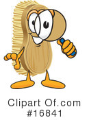 Scrub Brush Character Clipart #16841 by Mascot Junction