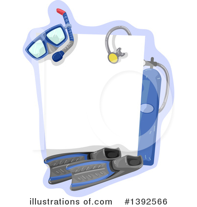 Snorkeling Clipart #1392566 by BNP Design Studio