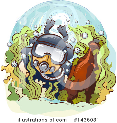 Scuba Diver Clipart #1436031 by BNP Design Studio