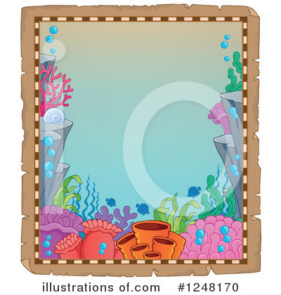 Royalty-Free (RF) Sea Life Clipart Illustration by visekart - Stock Sample #1248170