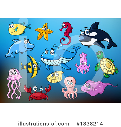 Orca Clipart #1338214 by Vector Tradition SM