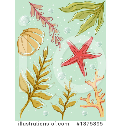 Royalty-Free (RF) Sea Life Clipart Illustration by BNP Design Studio - Stock Sample #1375395