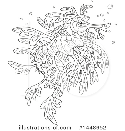 Royalty-Free (RF) Sea Life Clipart Illustration by Alex Bannykh - Stock Sample #1448652