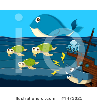 Shark Clipart #1473025 by Graphics RF