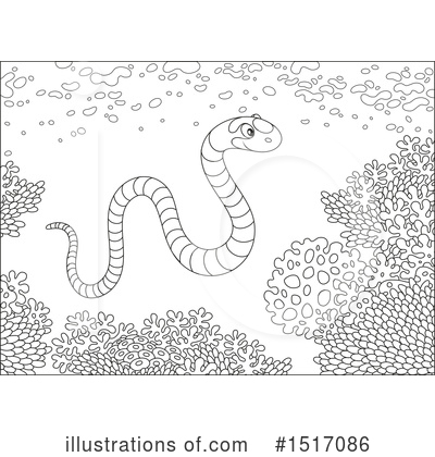 Sea Snake Clipart #1517086 by Alex Bannykh