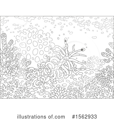 Royalty-Free (RF) Sea Life Clipart Illustration by Alex Bannykh - Stock Sample #1562933