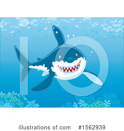 Royalty-Free (RF) Sea Life Clipart Illustration by Alex Bannykh - Stock Sample #1562939