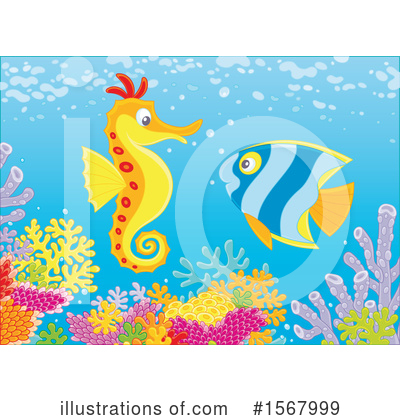 Royalty-Free (RF) Sea Life Clipart Illustration by Alex Bannykh - Stock Sample #1567999
