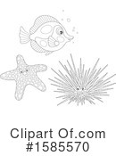 Sea Life Clipart #1585570 by Alex Bannykh