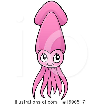 Squid Clipart #1596517 by visekart