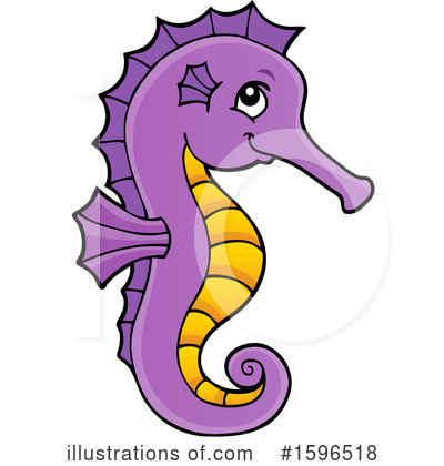 Seahorse Clipart #1596518 by visekart