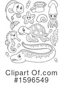 Sea Life Clipart #1596549 by visekart