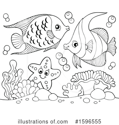 Royalty-Free (RF) Sea Life Clipart Illustration by visekart - Stock Sample #1596555