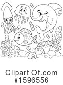 Sea Life Clipart #1596556 by visekart