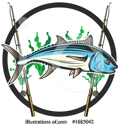 Fishing Pole Clipart #1685042 by Vector Tradition SM
