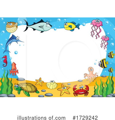 Royalty-Free (RF) Sea Life Clipart Illustration by Vector Tradition SM - Stock Sample #1729242