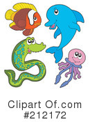 Sea Life Clipart #212172 by visekart