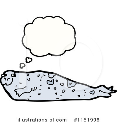 Royalty-Free (RF) Sea Lion Clipart Illustration by lineartestpilot - Stock Sample #1151996