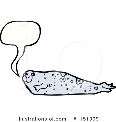 Royalty-Free (RF) Sea Lion Clipart Illustration by lineartestpilot - Stock Sample #1151999