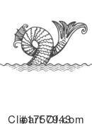 Sea Monster Clipart #1757943 by Vector Tradition SM