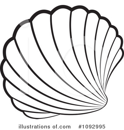 Royalty-Free (RF) Sea Shell Clipart Illustration by Lal Perera - Stock Sample #1092995