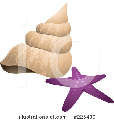 Royalty-Free (RF) Sea Shell Clipart Illustration by TA Images - Stock Sample #226499
