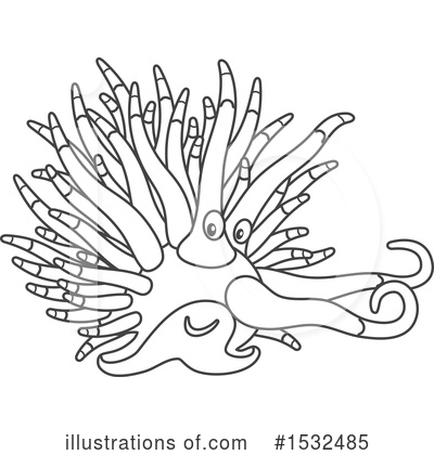Royalty-Free (RF) Sea Slug Clipart Illustration by Alex Bannykh - Stock Sample #1532485
