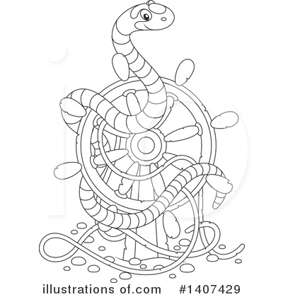 Snake Clipart #1407429 by Alex Bannykh