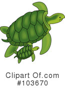 Sea Turtle Clipart #103670 by Pams Clipart