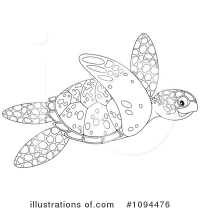 Turtle Clipart #1094476 by Alex Bannykh