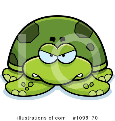 Royalty-Free (RF) Sea Turtle Clipart Illustration by Cory Thoman - Stock Sample #1098170