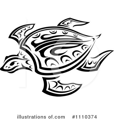 Sea Turtle Clipart #1110374 by Vector Tradition SM