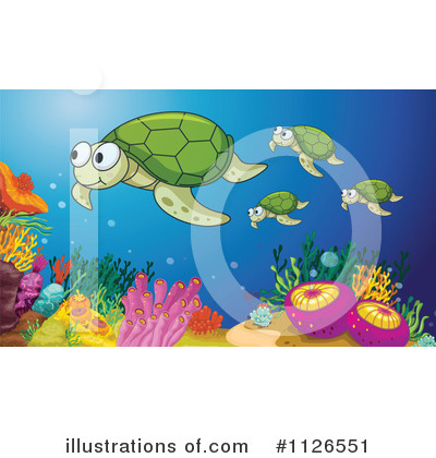 Sea Turtle Clipart #1126551 by Graphics RF