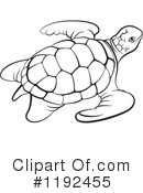 Sea Turtle Clipart #1192455 by Lal Perera